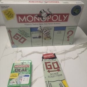 Monopoly Board Game and Socks Set